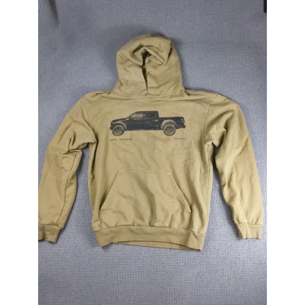 Post Malone Austin Brown Truck Hoodie If Yall Werent Here 2023 Tour / Men's XL